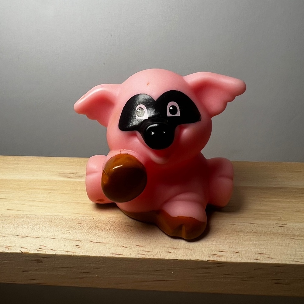 Fisher Price Little People Masked Pig Halloween Barn Replacement Figure Rare HTF
